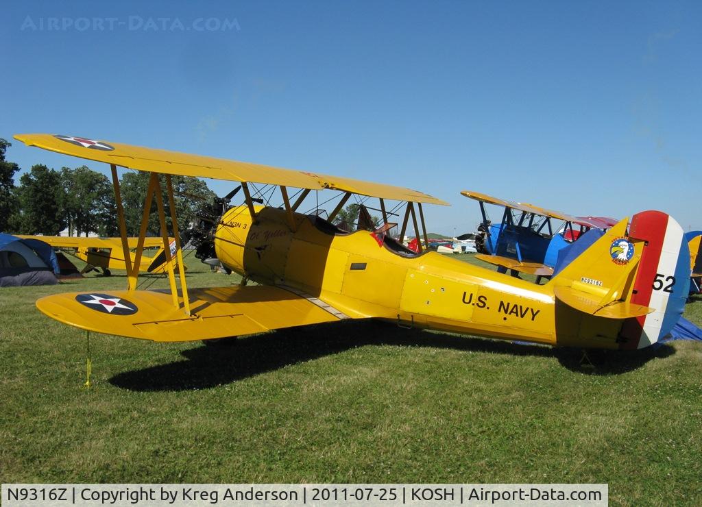 N9316Z, 1941 Naval Aircraft Factory N3N-3 C/N 1994, EAA AirVenture 2011