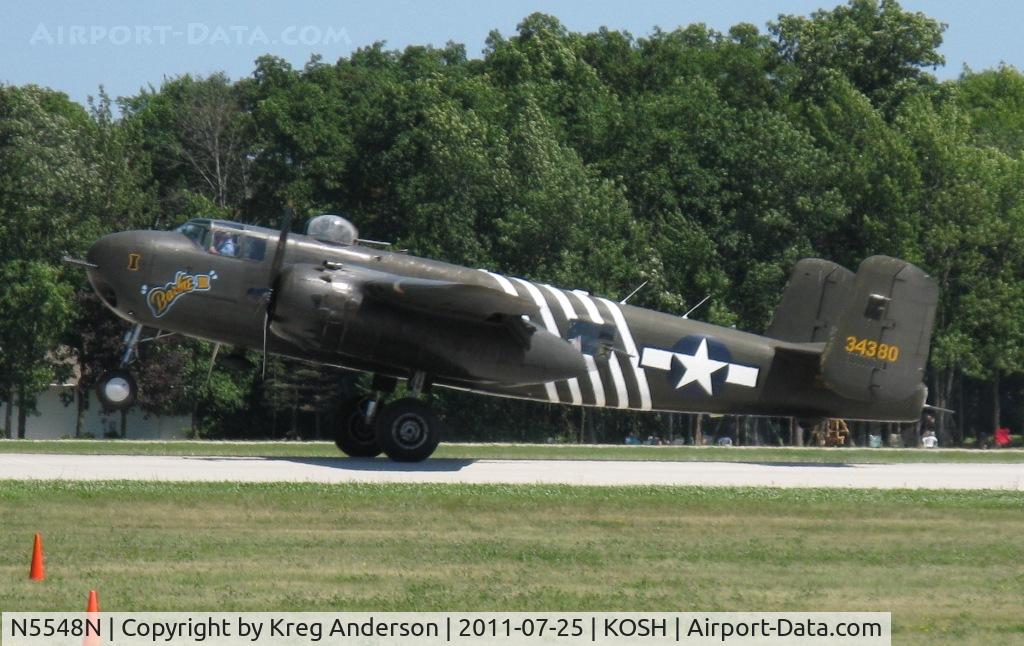 N5548N, 1943 North American B-25H Mitchell C/N 98-21107, EAA AirVenture 2011