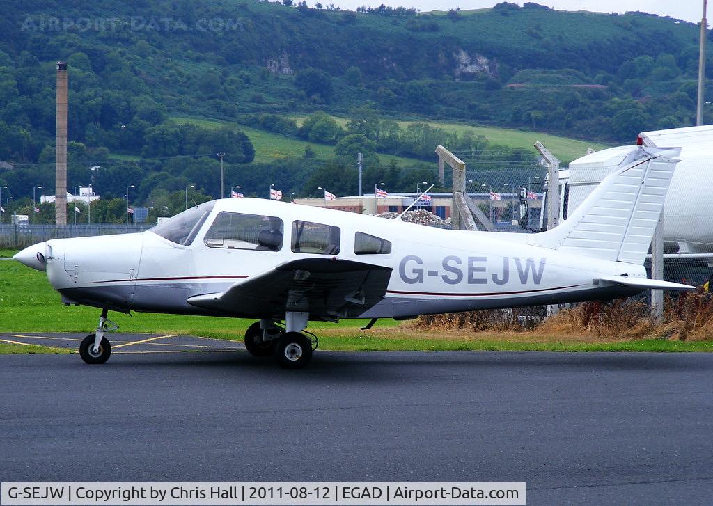 G-SEJW, 1978 Piper PA-28-161 Cherokee Warrior II C/N 28-7816469, at Newtonards Airport, Northern Ireland