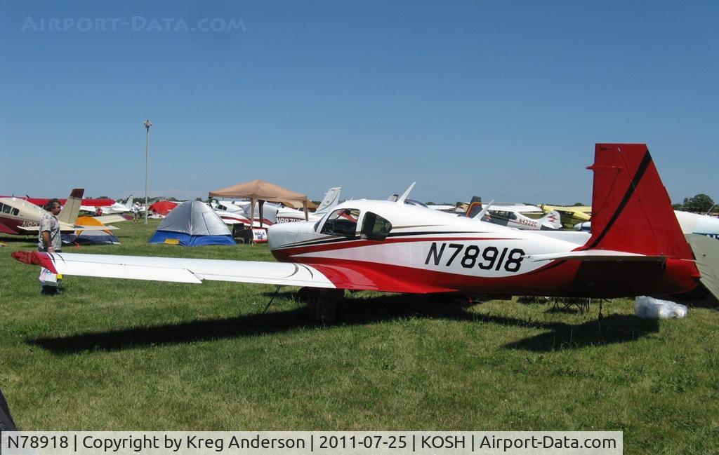 N78918, 1962 Mooney M20C Ranger C/N 1952, EAA AirVenture 2011