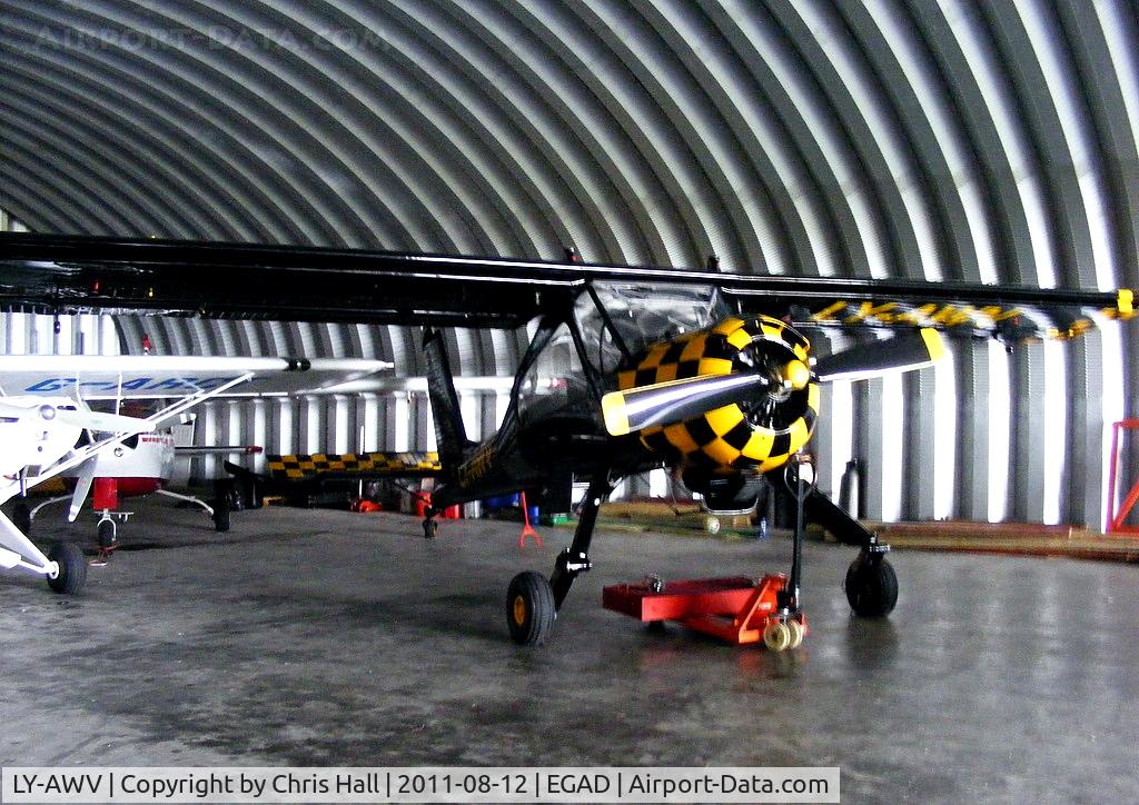 LY-AWV, PZL-Okecie PZL-104 Wilga 35A C/N 21919018, at Newtonards Airport, Northern Ireland