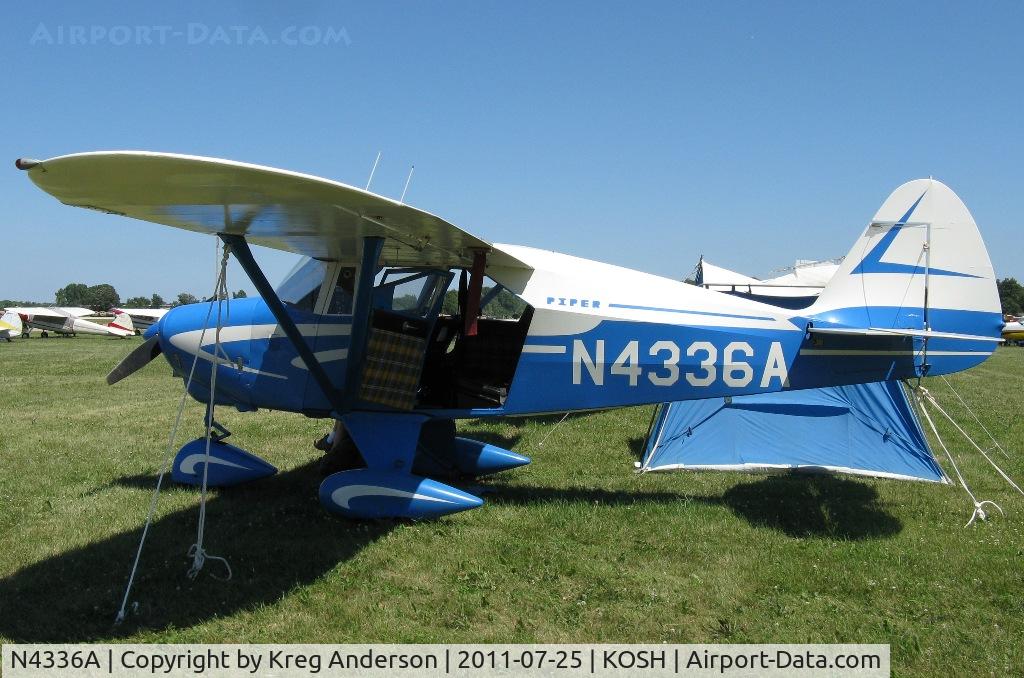 N4336A, 1956 Piper PA-22 C/N 22-3691, EAA AirVenture 2011