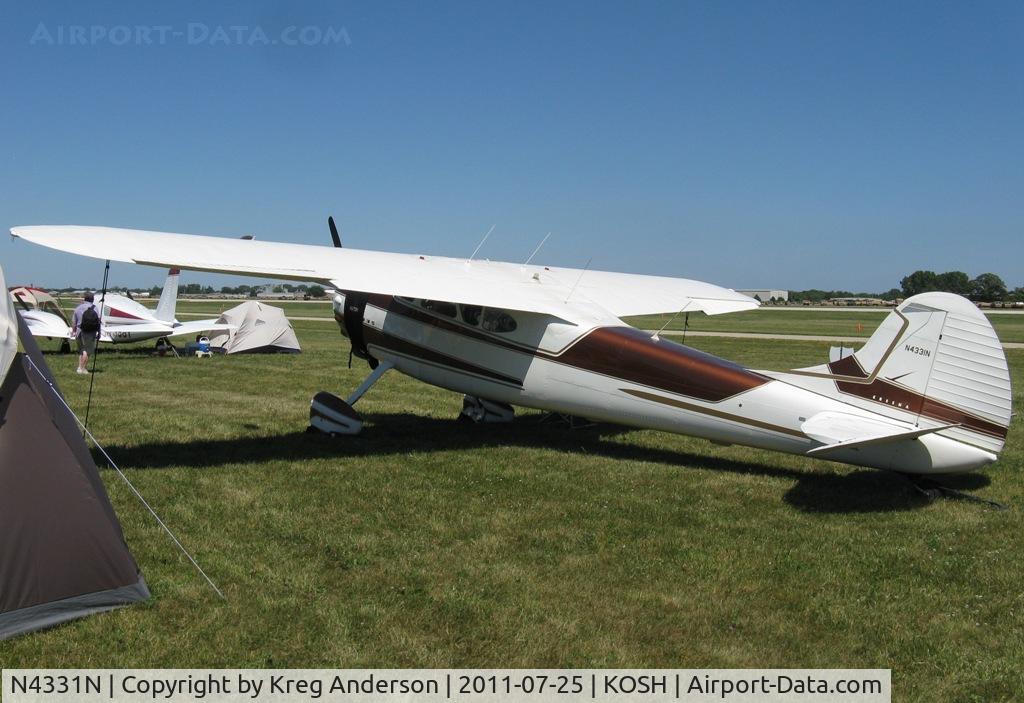 N4331N, 1947 Cessna 195 C/N 7078, EAA AirVenture 2011