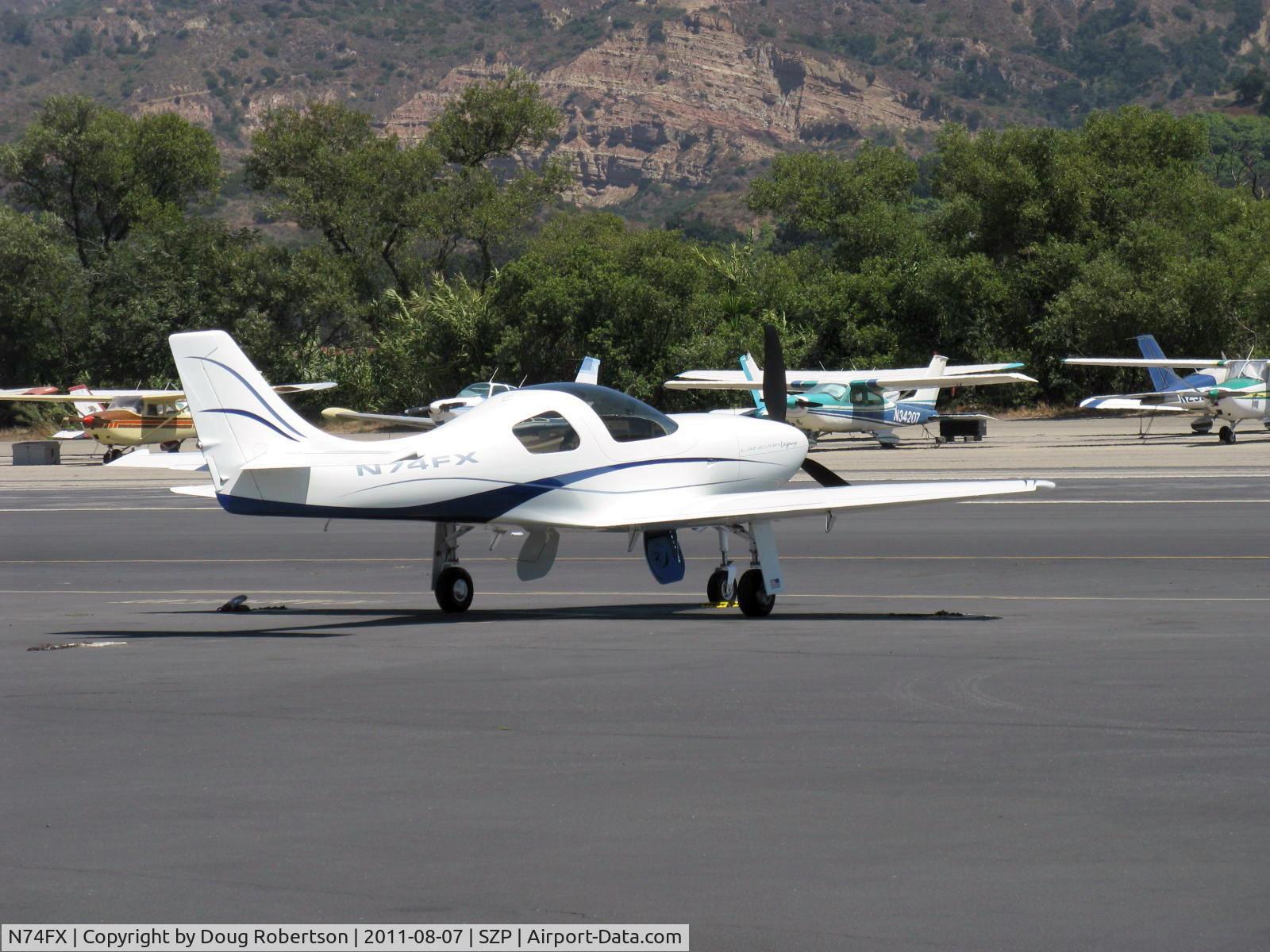 N74FX, 2007 Lancair Legacy C/N L2K-283, 2007 Larson LANCAIR LEGACY, Continental IO-550 300 Hp speedster