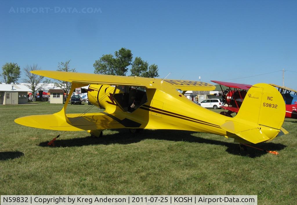 N59832, 1943 Beech D17S Staggerwing C/N 4837, EAA AirVenture 2011