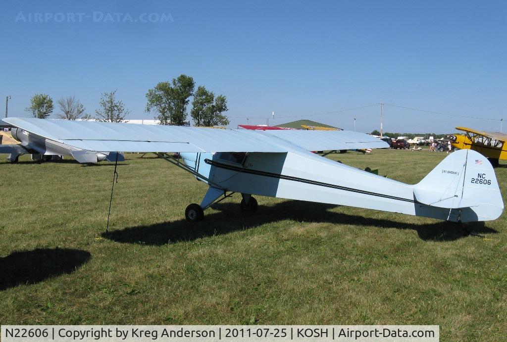 N22606, 1939 Taylorcraft BL C/N 1247, EAA AirVenture 2011