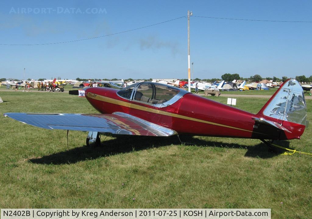 N2402B, 1949 Temco GC-1B Swift C/N 3702, EAA AirVenture 2011