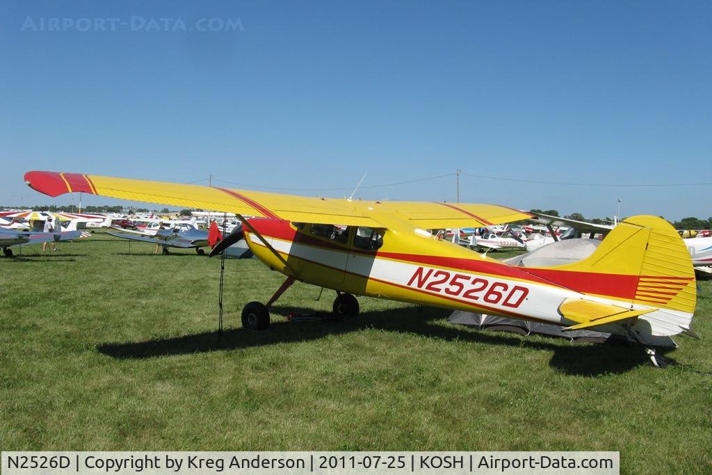 N2526D, 1956 Cessna 170B C/N 20678, EAA AirVenture 2011