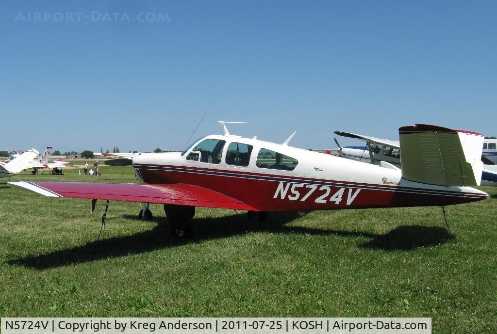 N5724V, 1966 Beech V35 Bonanza C/N D-8103, EAA AirVenture 2011