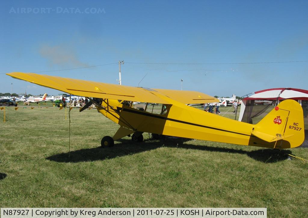 N87927, 1946 Piper J3C-65 Cub Cub C/N 15545, EAA AirVenture 2011