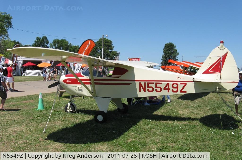 N5549Z, 1962 Piper PA-22-108 Colt Colt C/N 22-9341, EAA AirVenture 2011