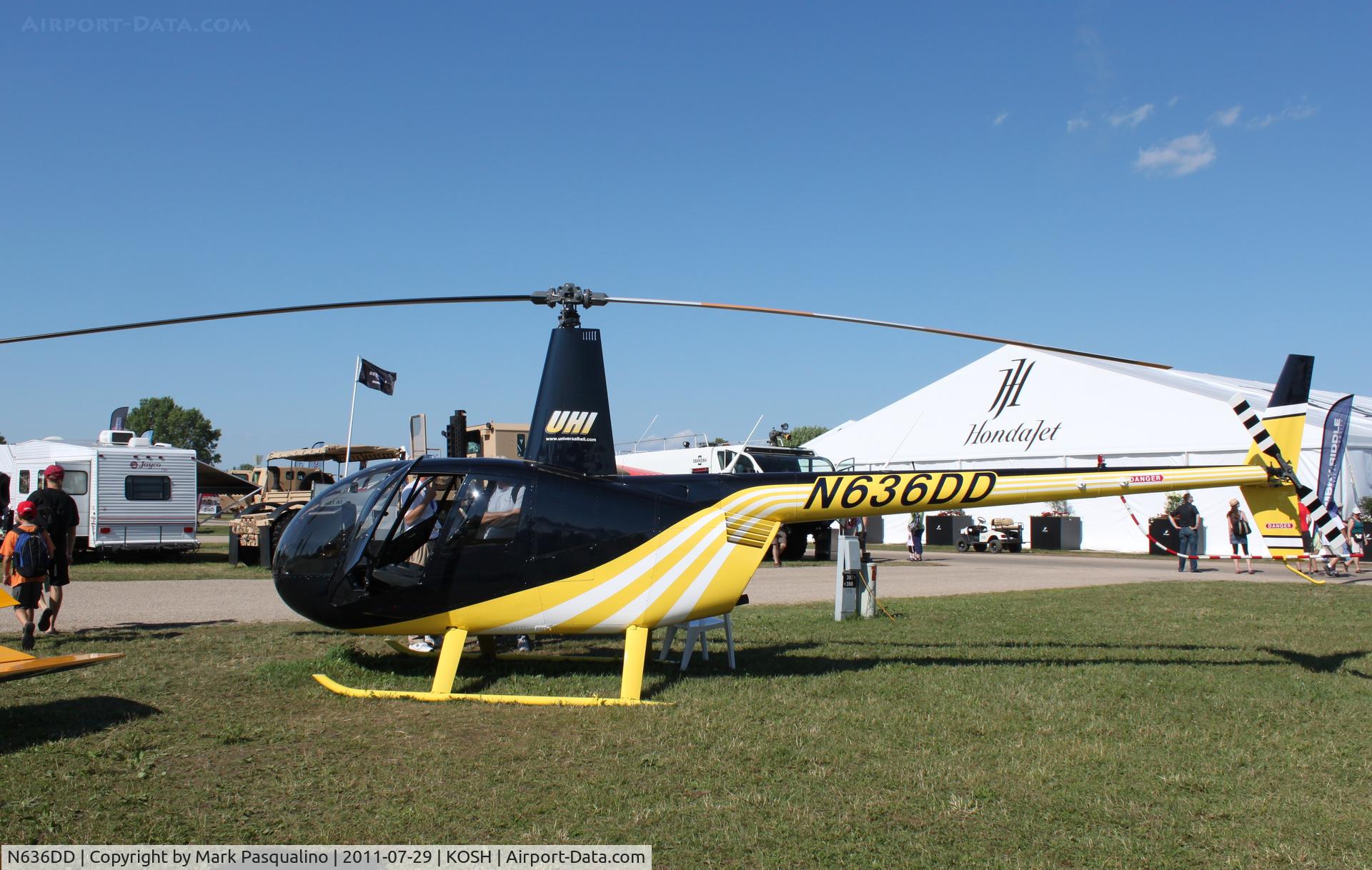 N636DD, 2001 Robinson R44 C/N 0974, Robinson R44