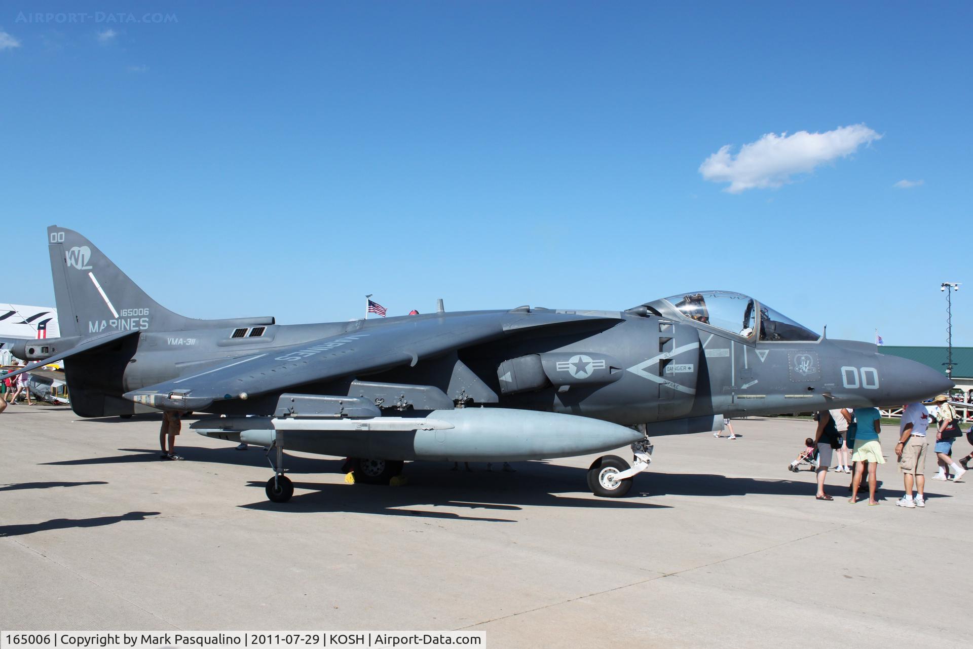 165006, McDonnell Douglas AV-8B+ Harrier II C/N 262, McDonnell Douglas AV-8B