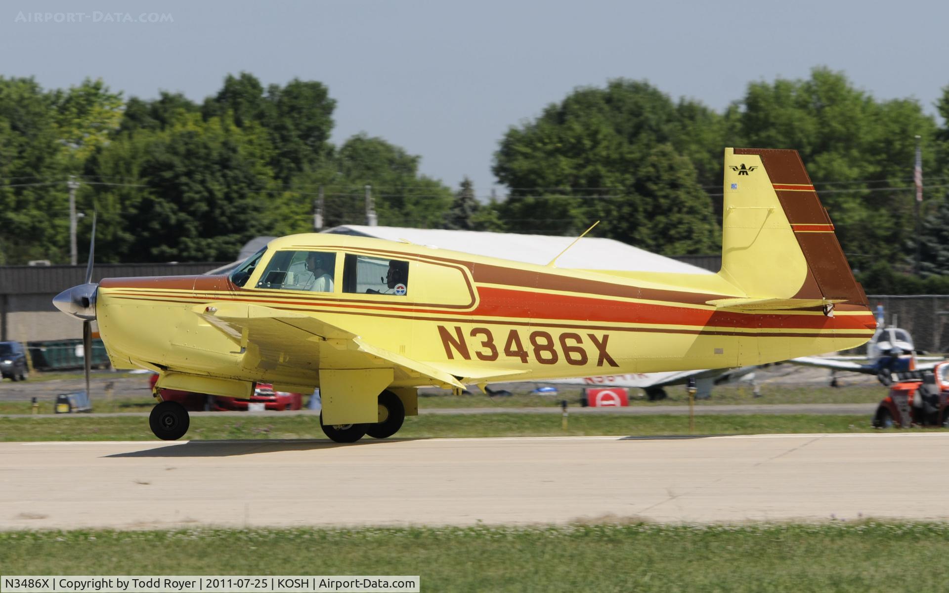 N3486X, 1966 Mooney M20C Ranger C/N 3423, AIRVENTURE 2011