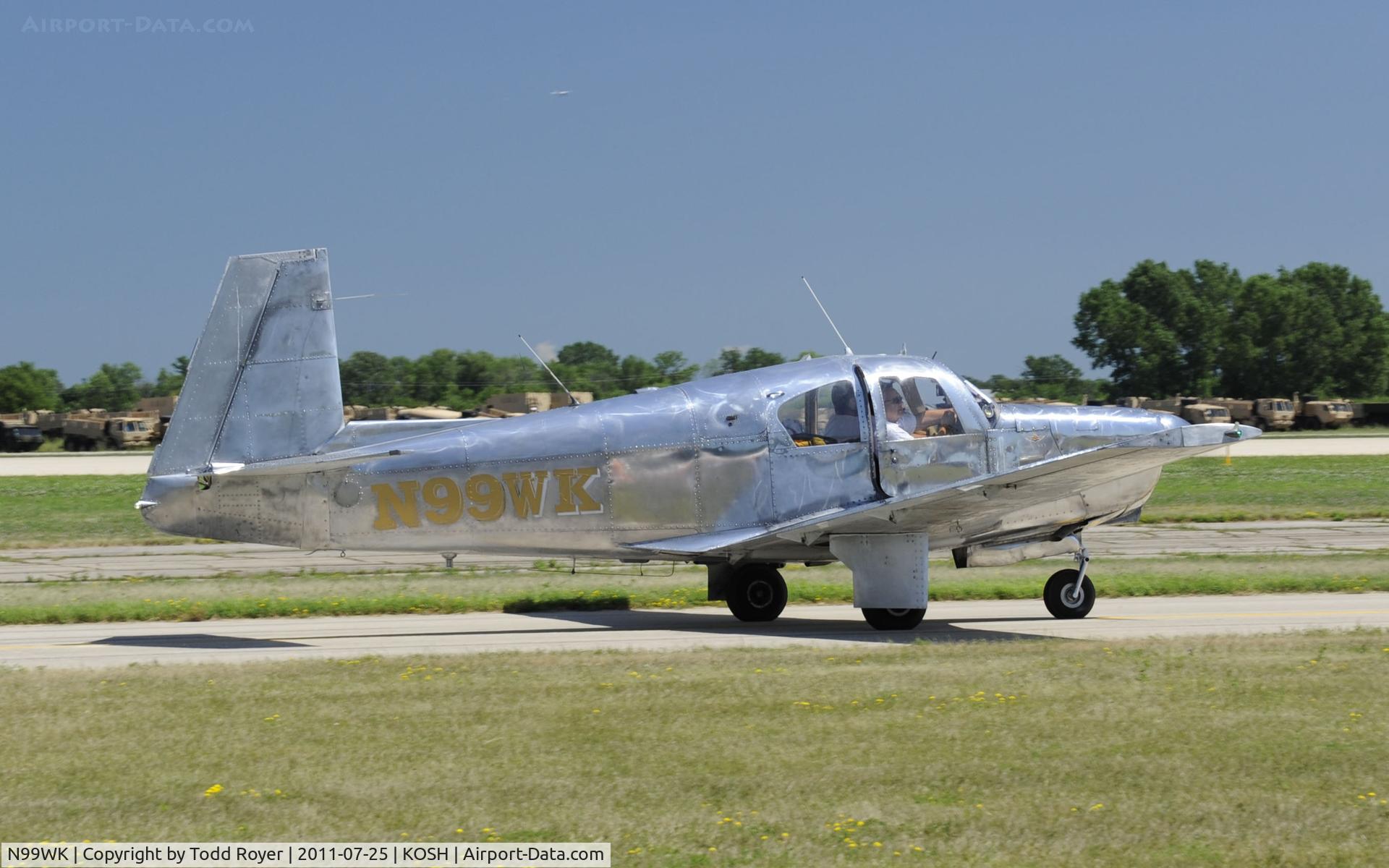 N99WK, 1963 Mooney M20C Ranger C/N 2396, AIRVENTURE 2011