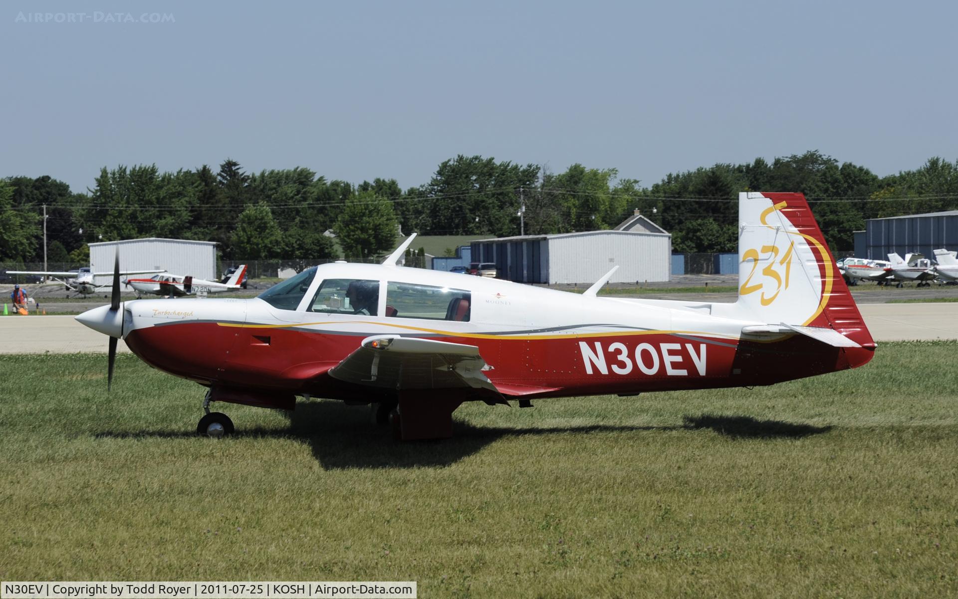 N30EV, 1982 Mooney M20K C/N 25-0708, AIRVENTURE 2011
