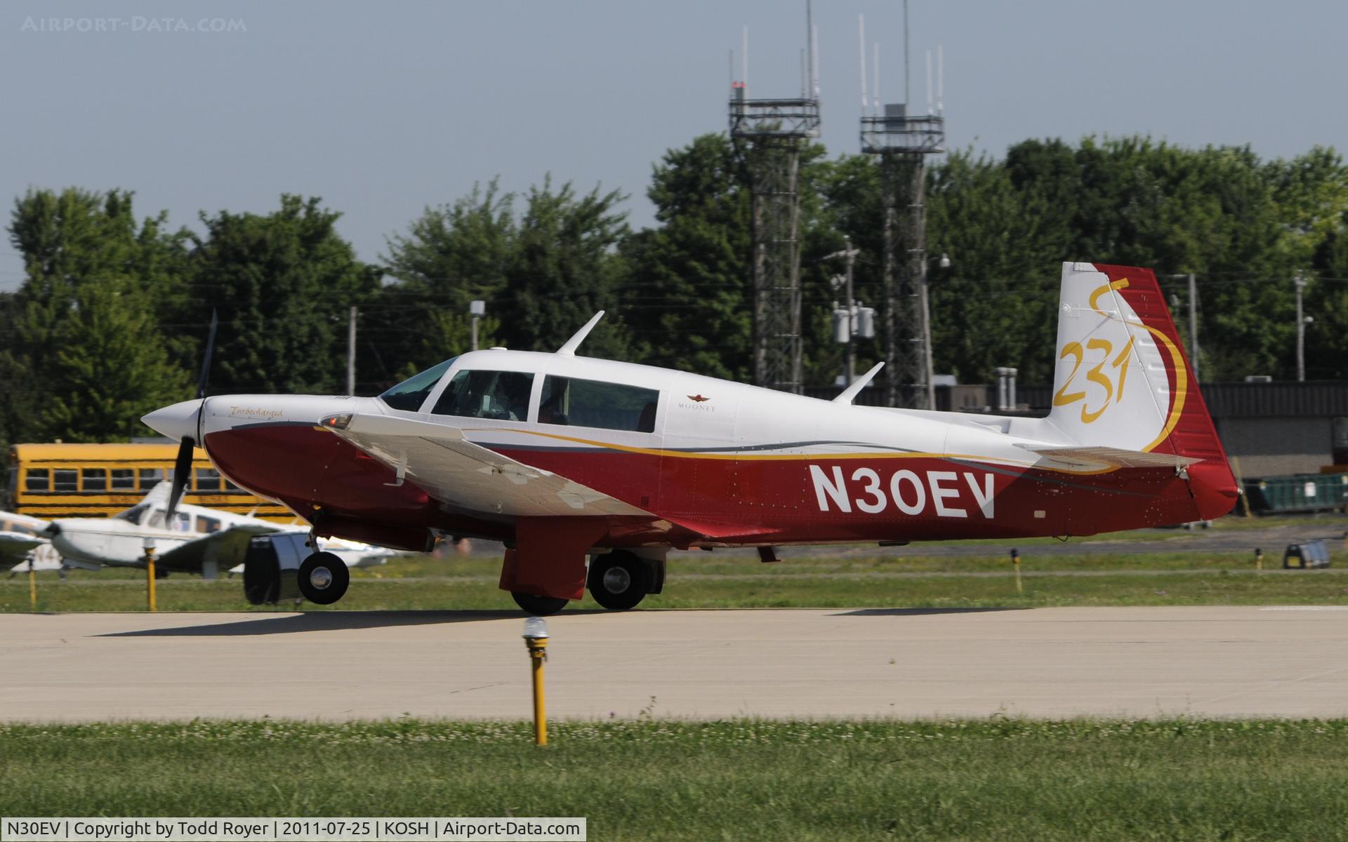 N30EV, 1982 Mooney M20K C/N 25-0708, AIRVENTURE 2011