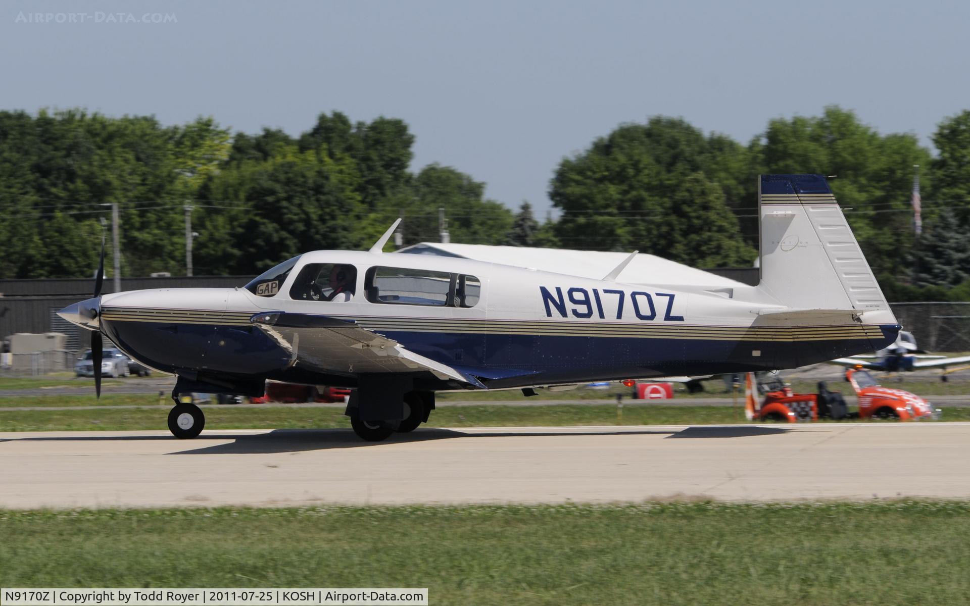 N9170Z, 1996 Mooney M20R Ovation C/N 29-0083, AIRVENTURE 2011