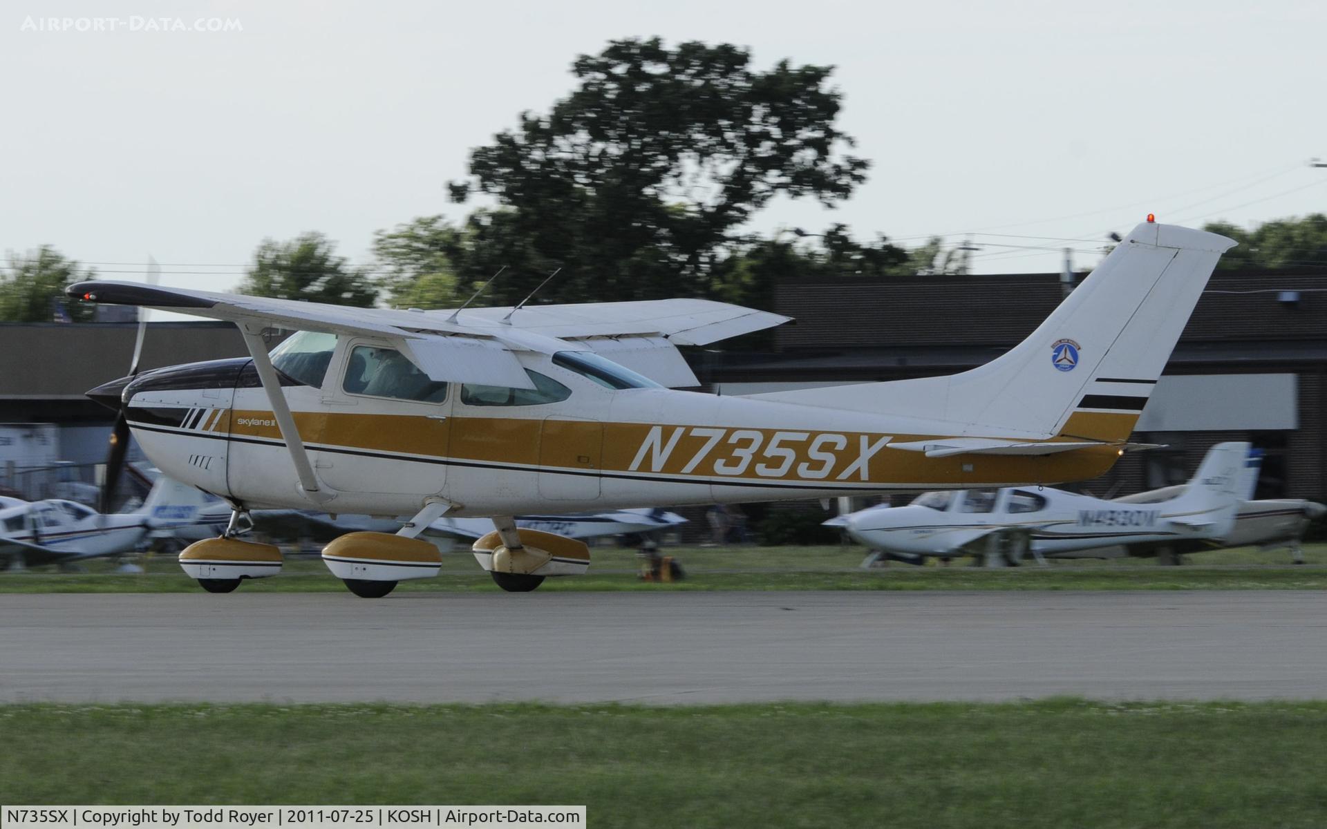 N735SX, 1977 Cessna 182Q Skylane C/N 18265658, AIRVENTURE 2011