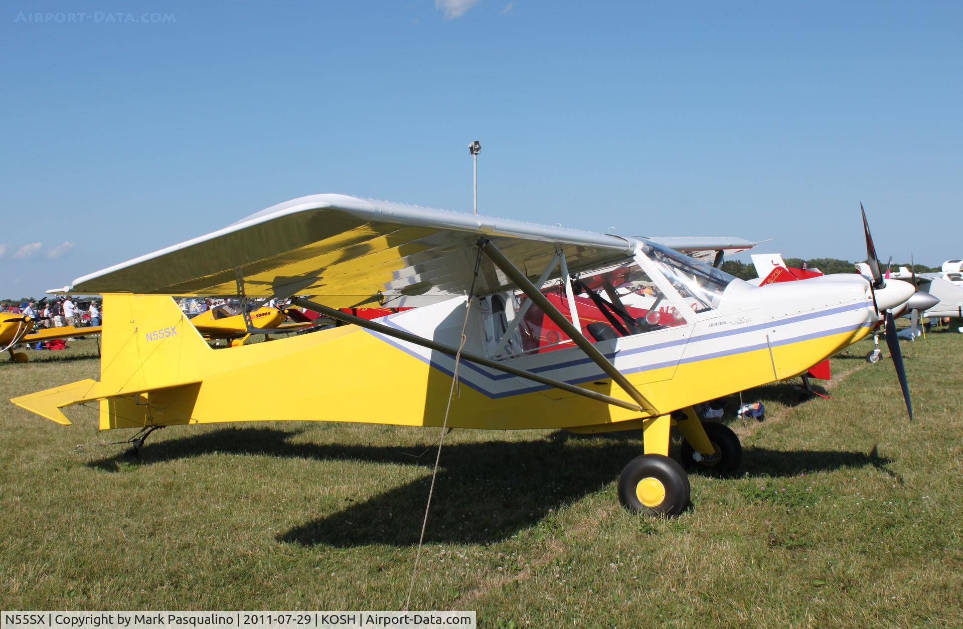 N55SX, 2002 Rans S-7 Courier C/N 1000296, Rans S-7