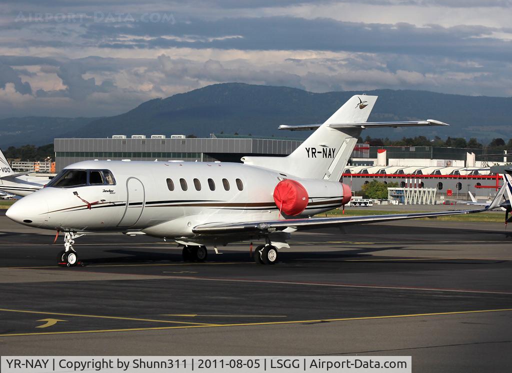 YR-NAY, 2011 Hawker Beechcraft 900XP C/N HA-0182, Parked...