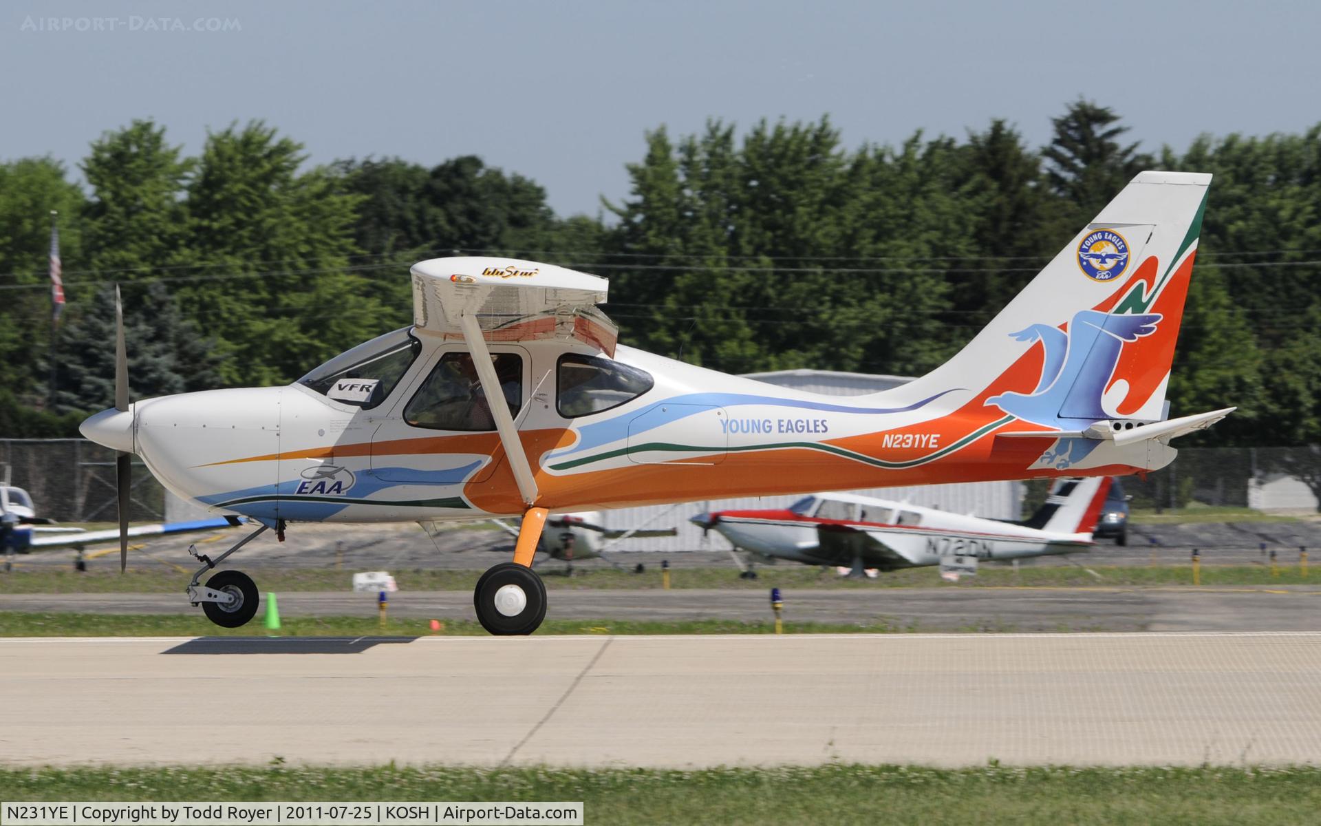 N231YE, 1996 Stoddard-Hamilton Glastar III C/N 5192, AIRVENTURE 2011