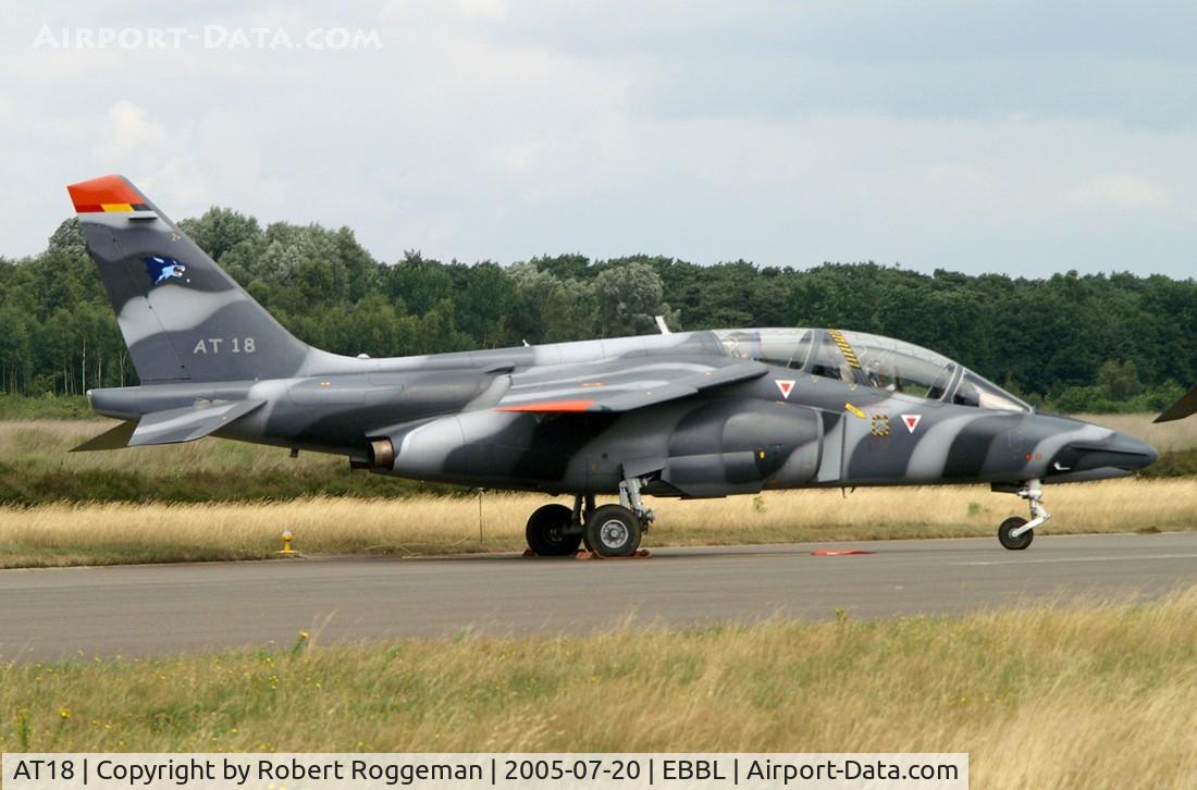 AT18, Dassault-Dornier Alpha Jet 1B C/N B18/1067, Spottersday.25 YEARS A-JET Grey camo.