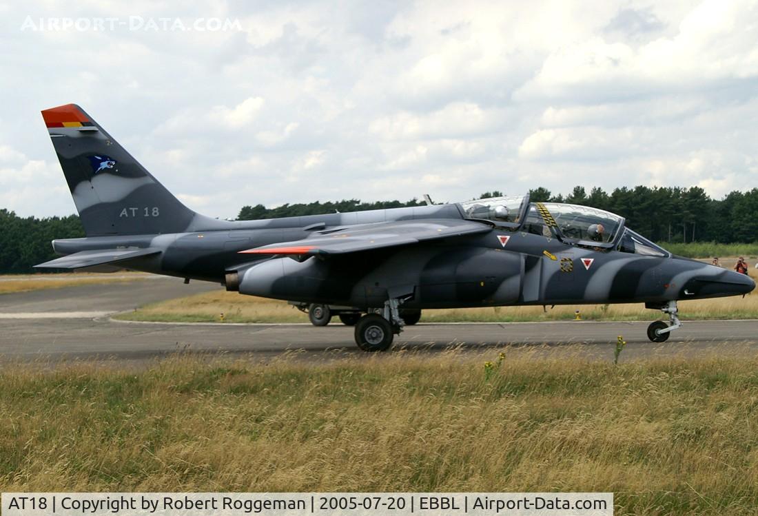 AT18, Dassault-Dornier Alpha Jet 1B C/N B18/1067, Spottersday.25 YEARS A-JET Grey camo.