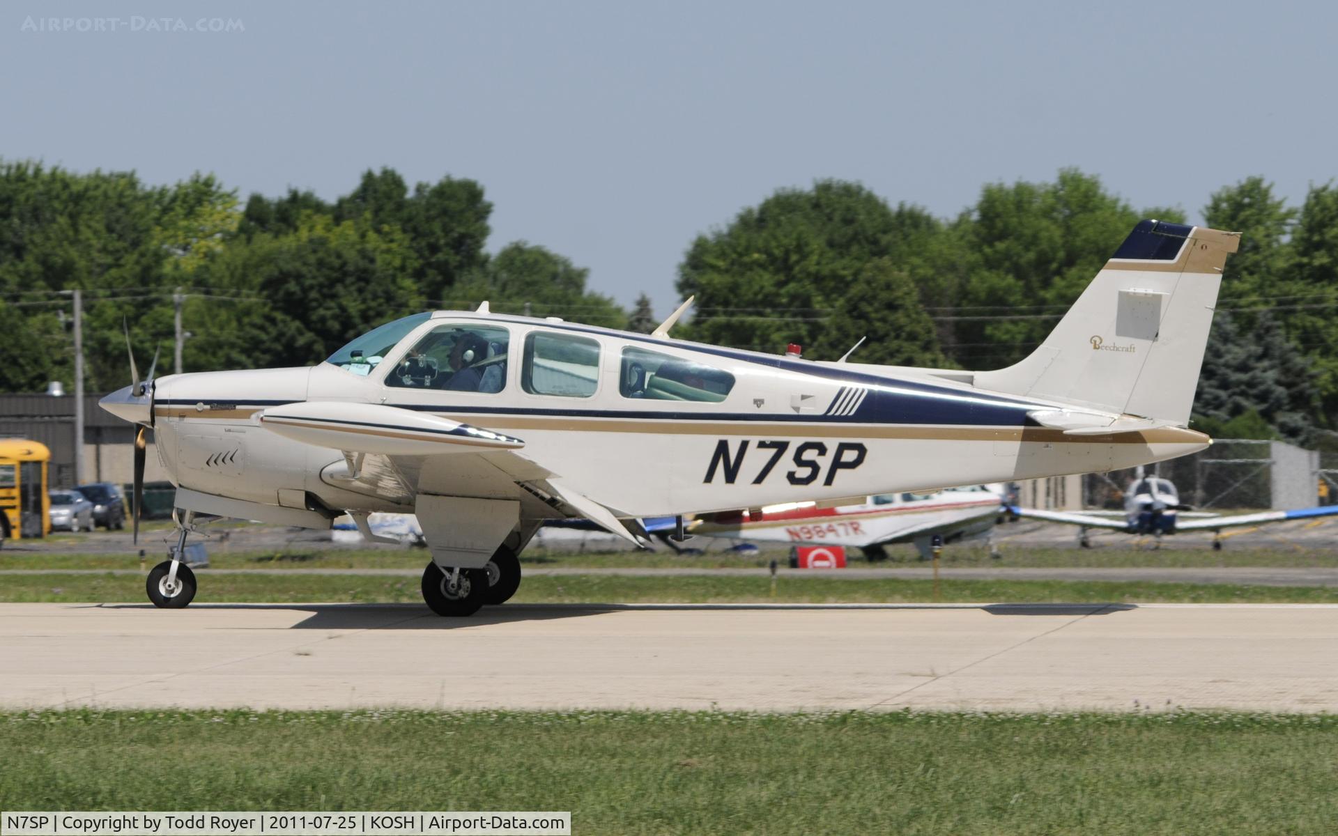 N7SP, 1982 Beech F33A Bonanza C/N CE-1004, AIRVENTURE 2011