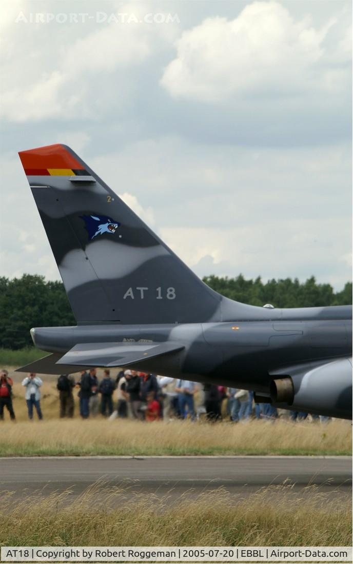 AT18, Dassault-Dornier Alpha Jet 1B C/N B18/1067, Spottersday.25 YEARS A-JET Grey camo.