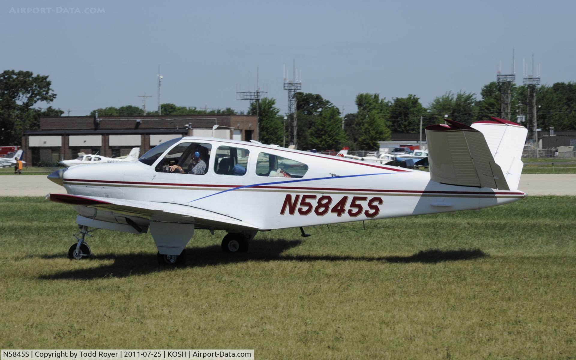 N5845S, 1964 Beech S35 Bonanza C/N D-7739, AIRVENTURE 2011