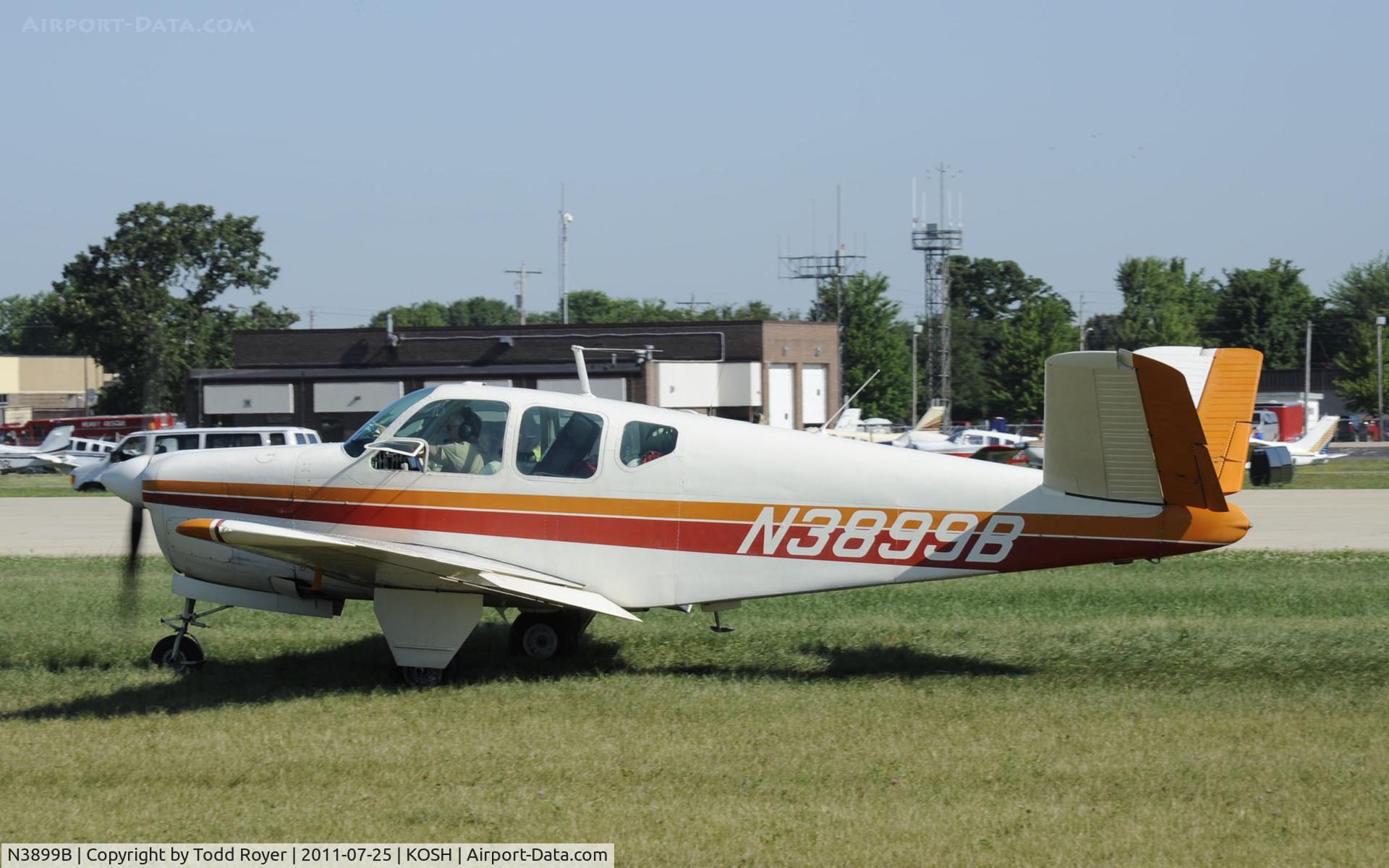 N3899B, 1955 Beech F35 Bonanza C/N D-4135, AIRVENTURE 2011