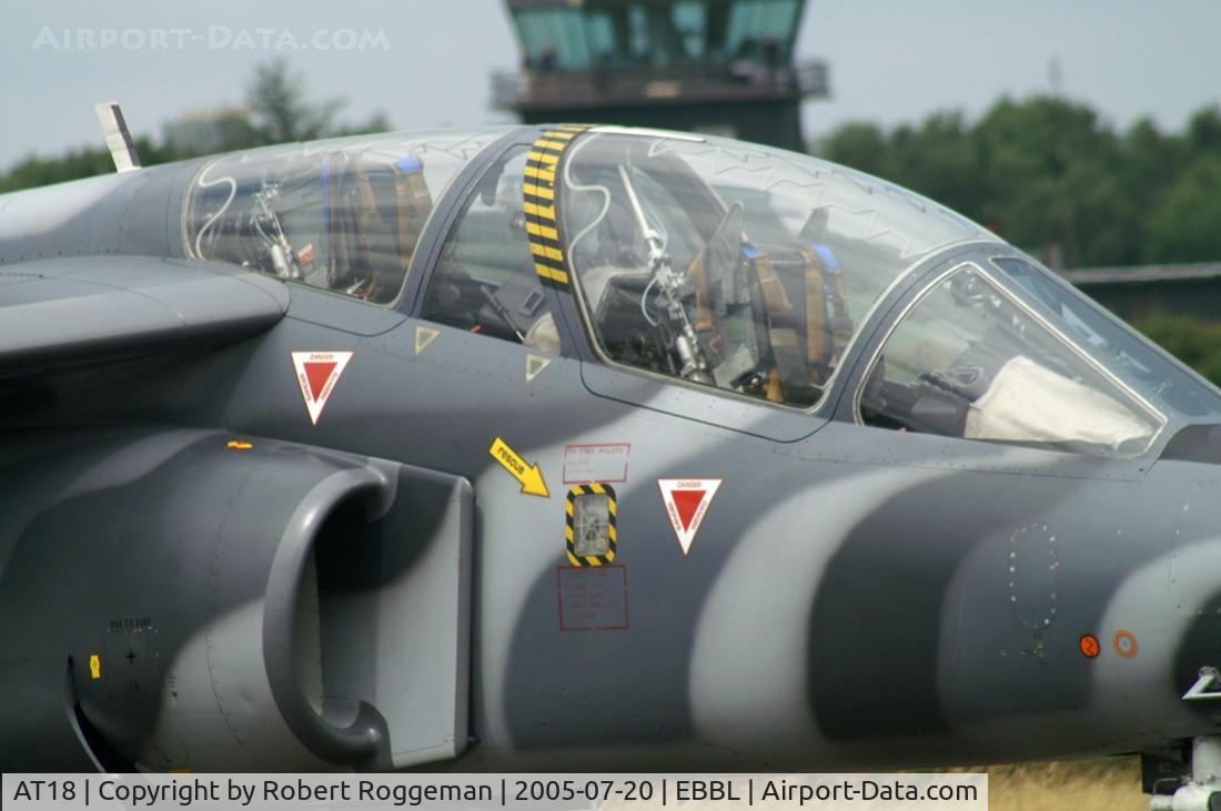 AT18, Dassault-Dornier Alpha Jet 1B C/N B18/1067, Spottersday.25 YEARS A-JET Grey camo.