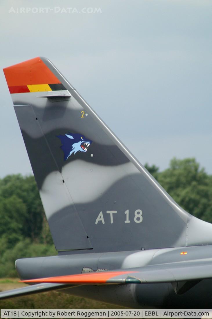 AT18, Dassault-Dornier Alpha Jet 1B C/N B18/1067, Spottersday.25 YEARS A-JET Grey camo.
