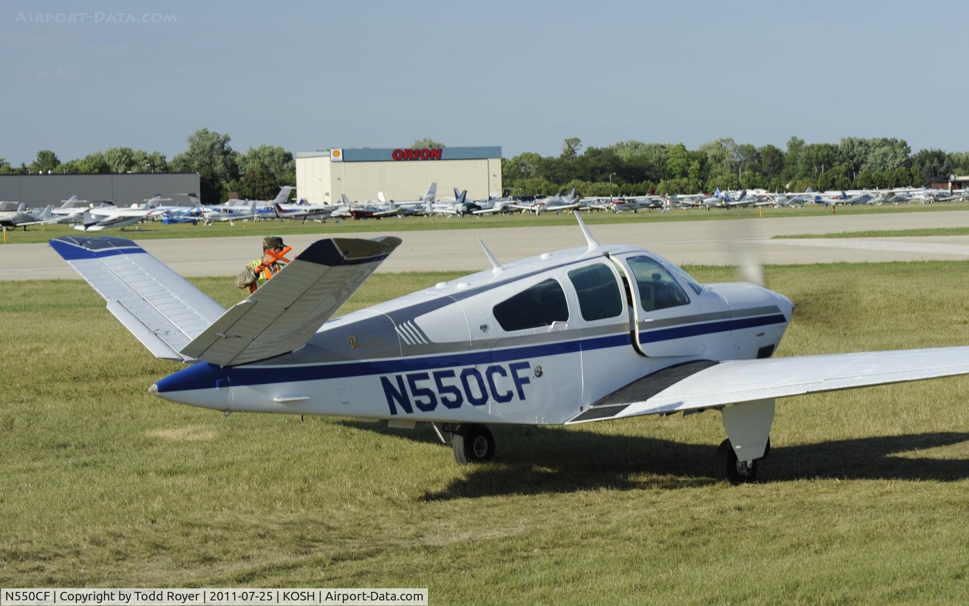N550CF, 1977 Beech V35B Bonanza C/N D-9990, AIRVENTURE 2011