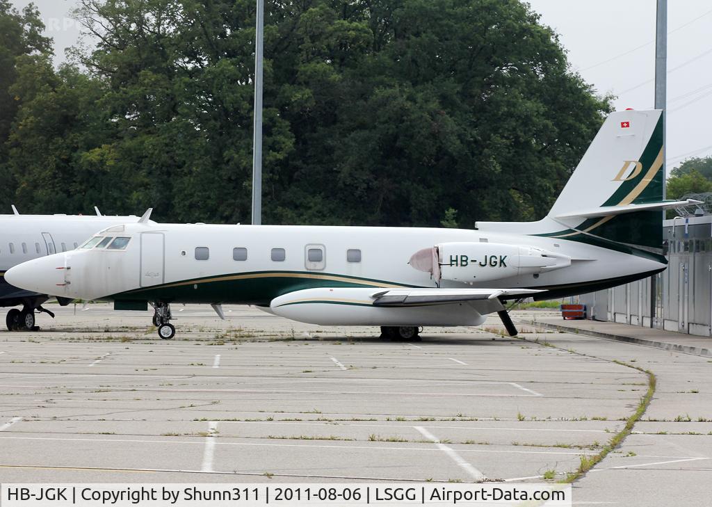 HB-JGK, 1979 Lockheed L-1329-25 JetStar II C/N 5233, Parked...