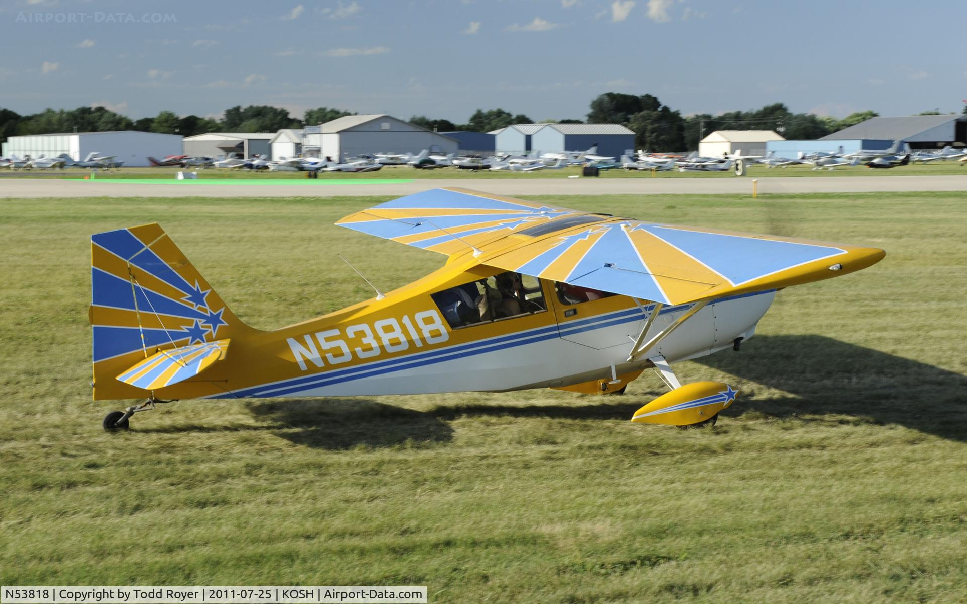 N53818, 1975 Bellanca 8KCAB Decathlon C/N 216-75, AIRVENTURE 2011