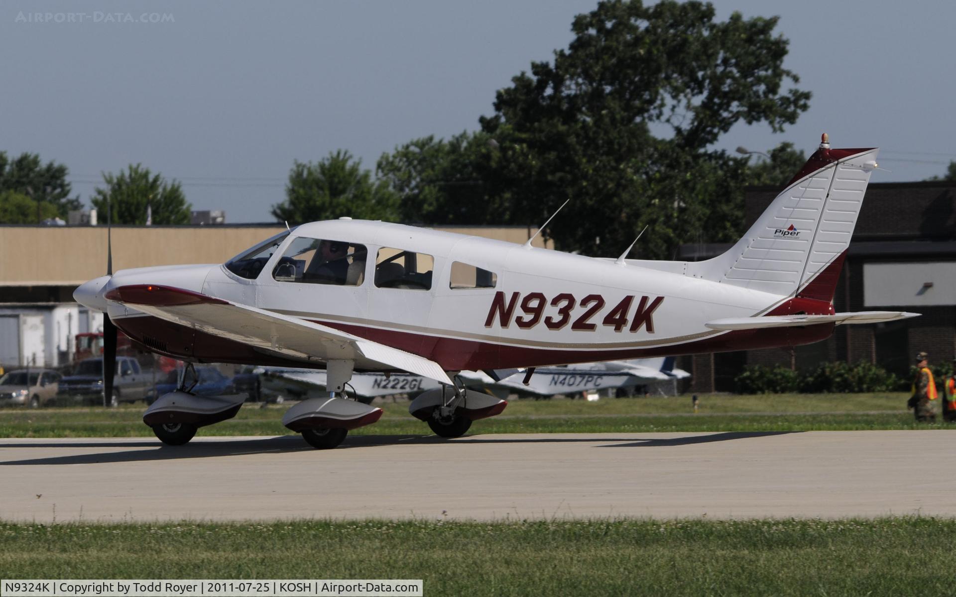 N9324K, 1976 Piper PA-28-181 C/N 28-7690243, AIRVENTURE 2011