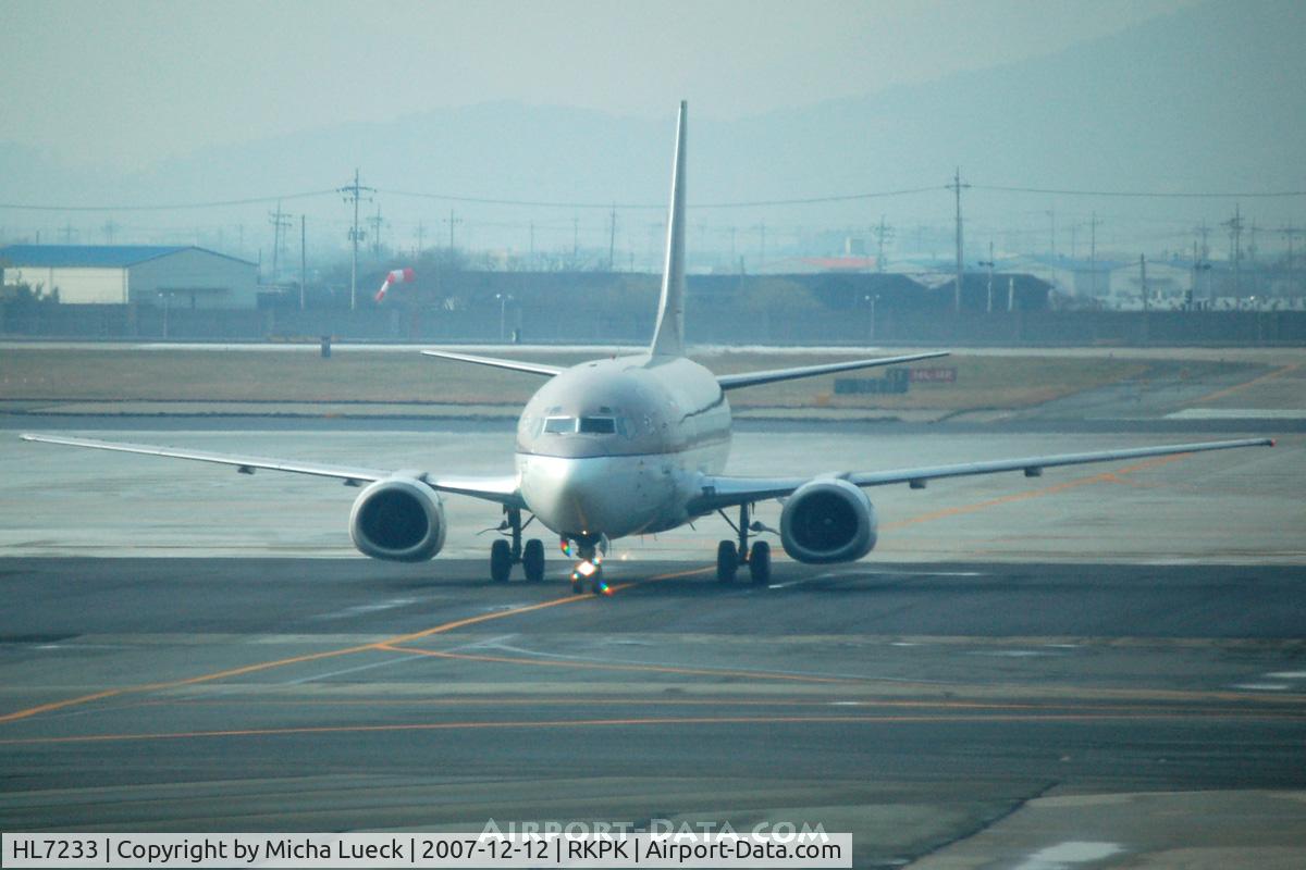 HL7233, 1995 Boeing 737-58E C/N 25768, At Busan