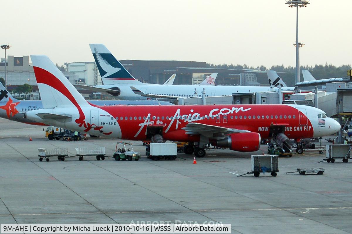 9M-AHE, 2007 Airbus A320-216 C/N 3327, At Changi