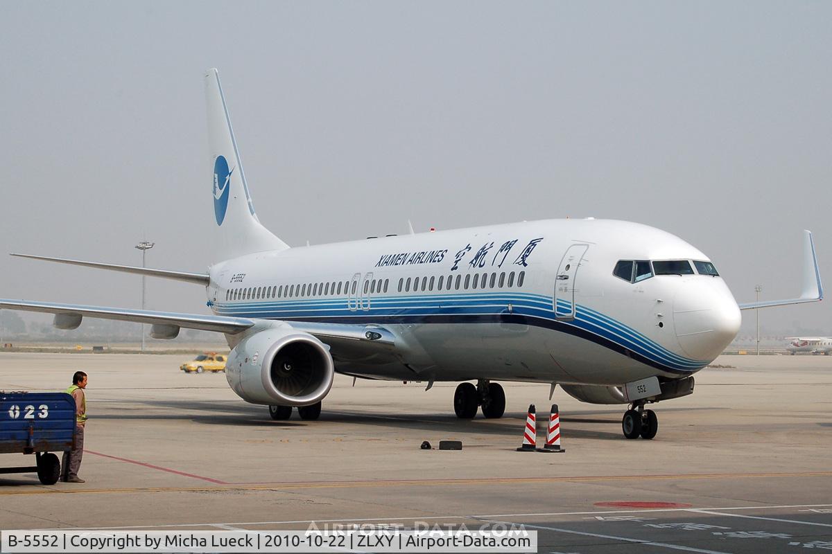 B-5552, 2010 Boeing 737-84P C/N 37425, At Xi'an