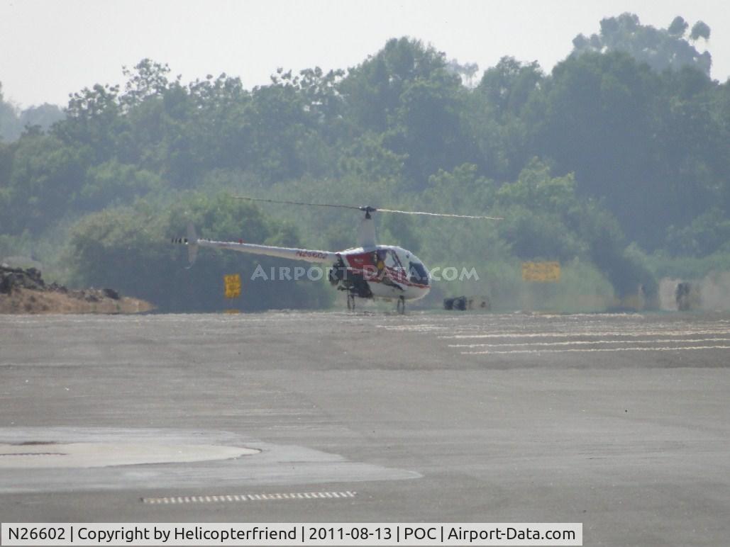 N26602, 1988 Robinson R22 BETA C/N 0858, Landing at the west helipad