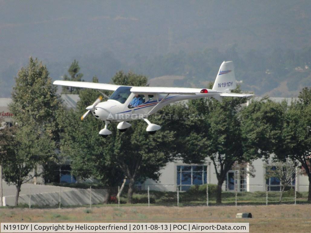 N191DY, 2007 Remos G-3/600 Mirage C/N 191, Doing a touch & go on runway 26L