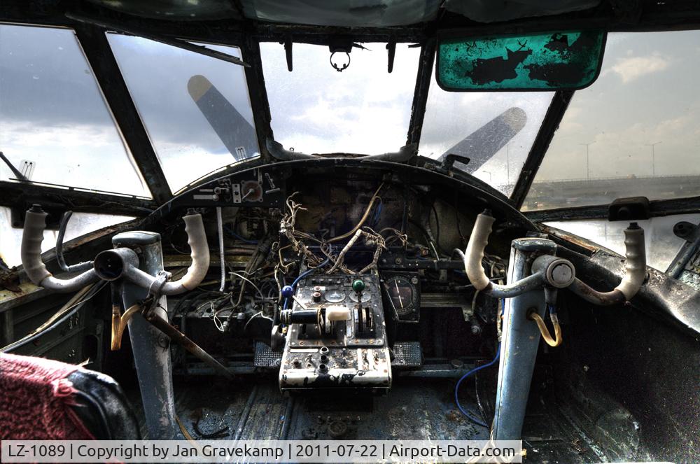 LZ-1089, Antonov An-2R C/N 1G82-46, The worn out Cockpit of this plane, shot taken at Burgas airport Bulgaria