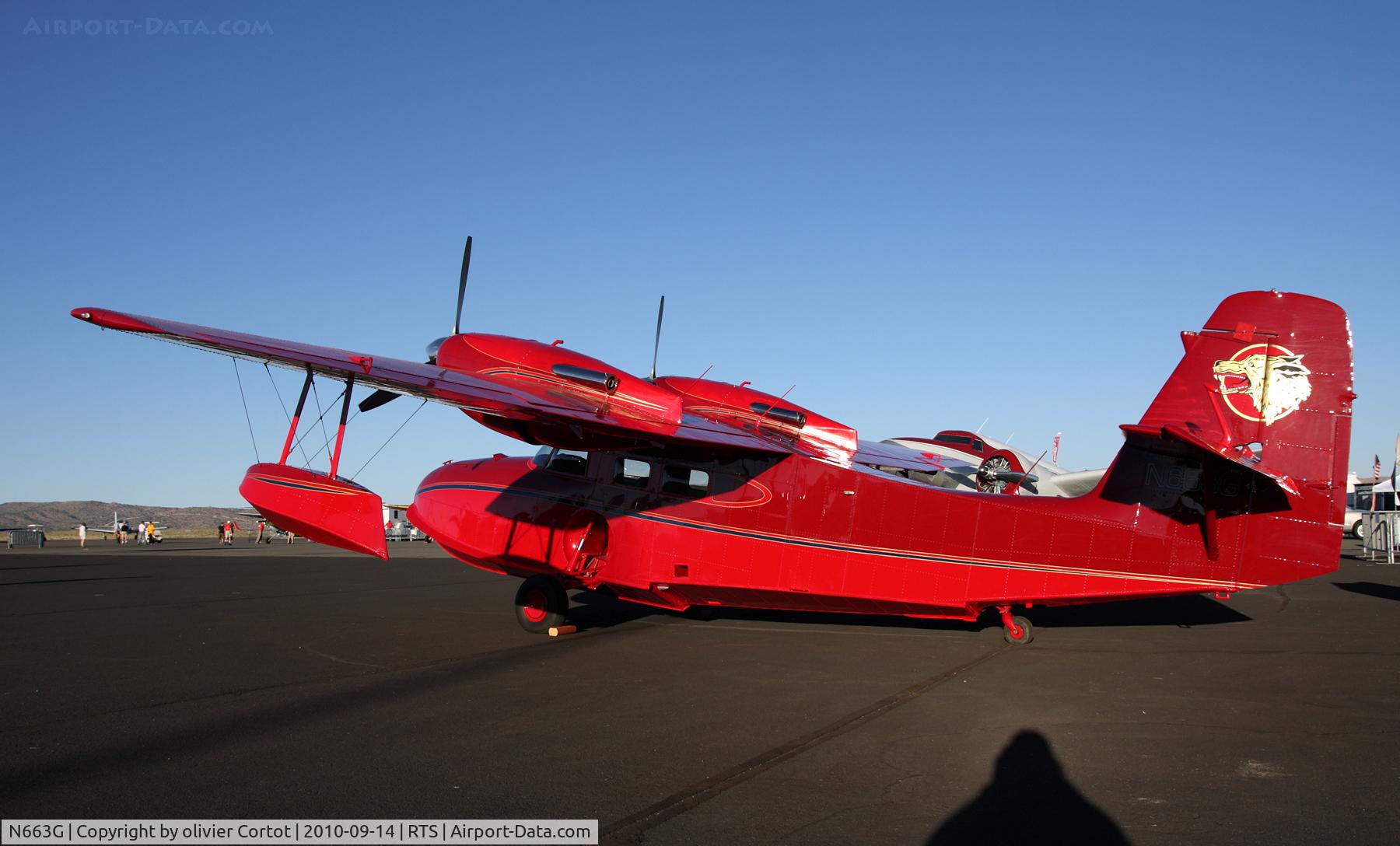 N663G, 1945 Grumman G-44A Widgeon C/N 1429, warbirds restoration contest, Reno 2010