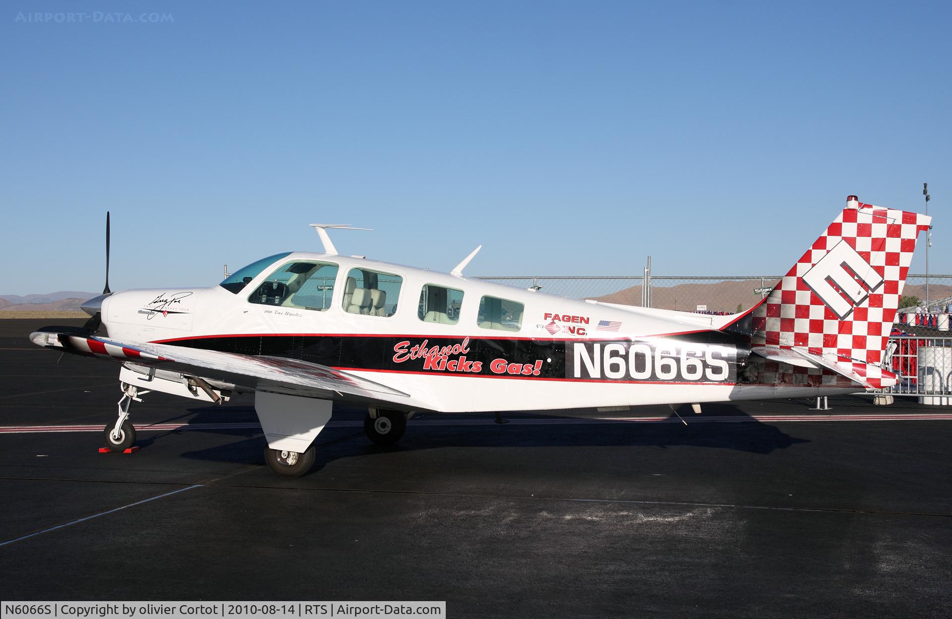 N6066S, 1975 Beech A36 Bonanza 36 C/N E-774, Reno air races 2010