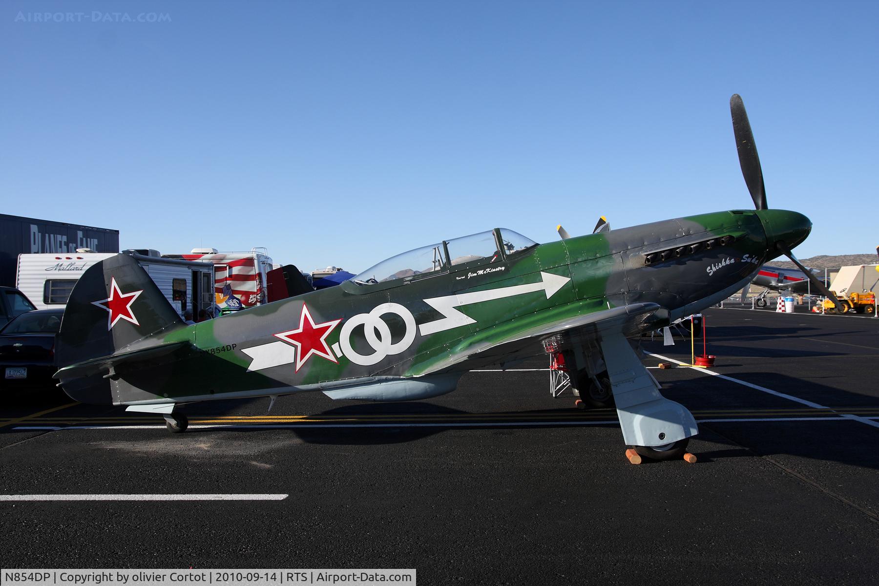 N854DP, 1994 Yakovlev Yak-3M C/N 0470101, reno air races 2010