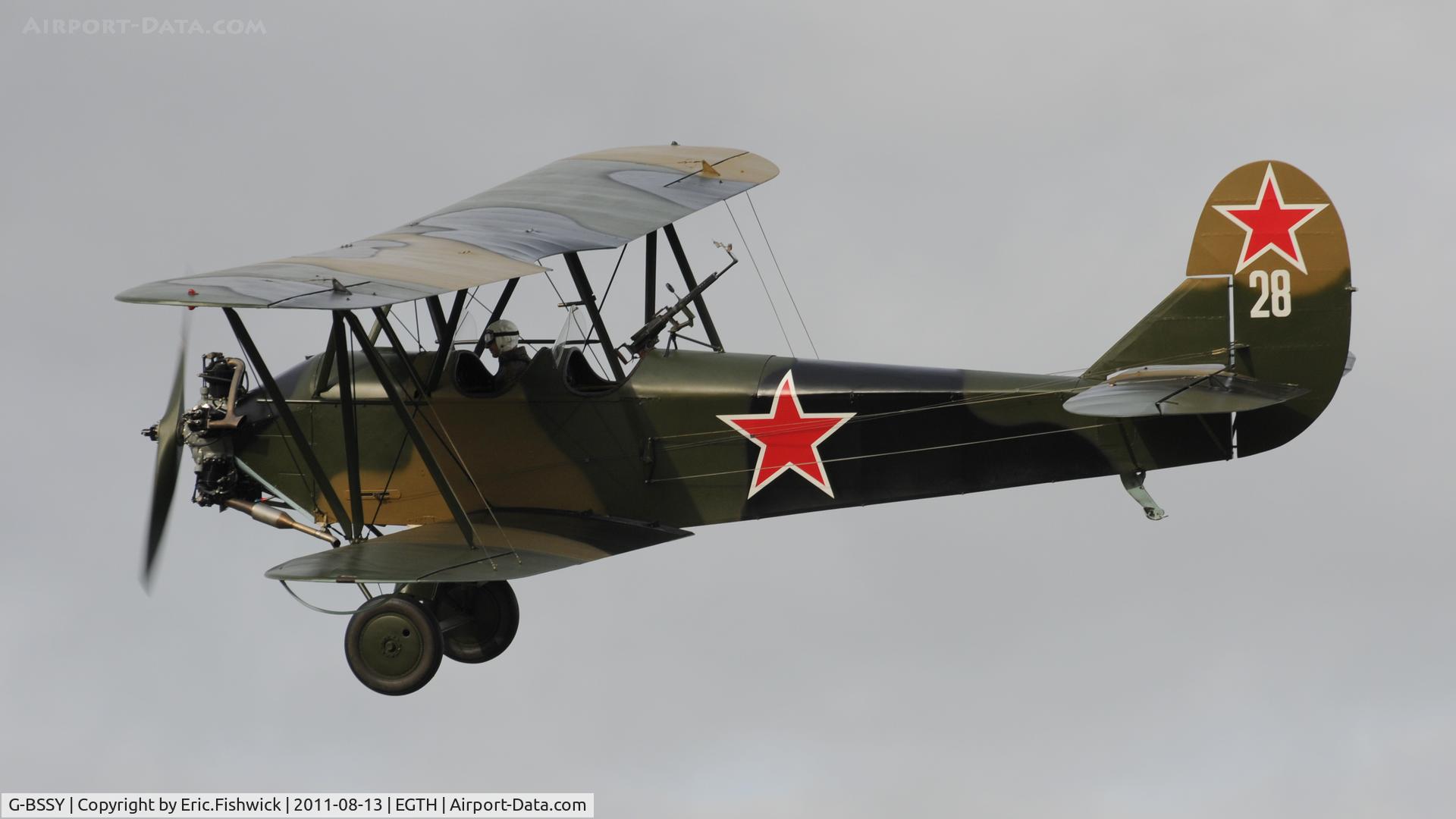 G-BSSY, 1944 Polikarpov Po-2 C/N 0094, 41. G-BSSY at Shuttleworth Evening Air Display, August 2011
