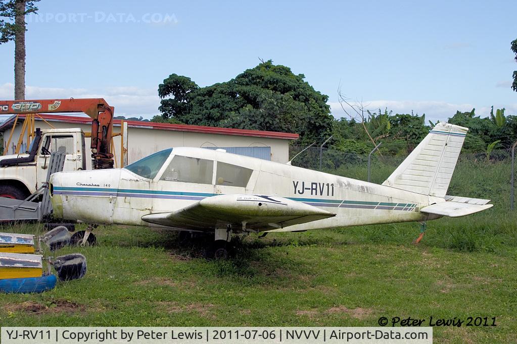 YJ-RV11, Piper PA-28-140 Cherokee C/N 28-22231, Air Club Vila - now unairworthy