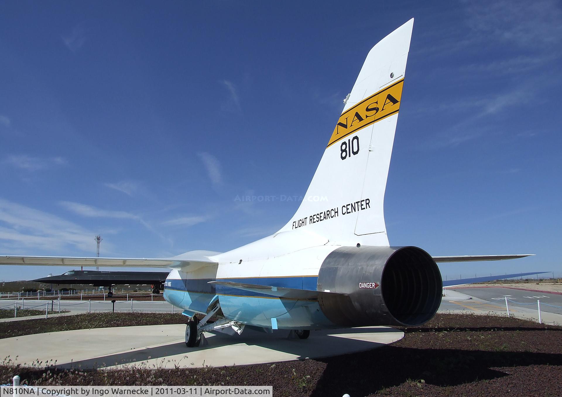 N810NA, Vought F-8A SCW Crusader C/N Not found (USN141353), Vought F-8A SCW (SuperCritical Wing) Crusader at the NASA Dryden Flight Research Center, Edwards AFB, CA